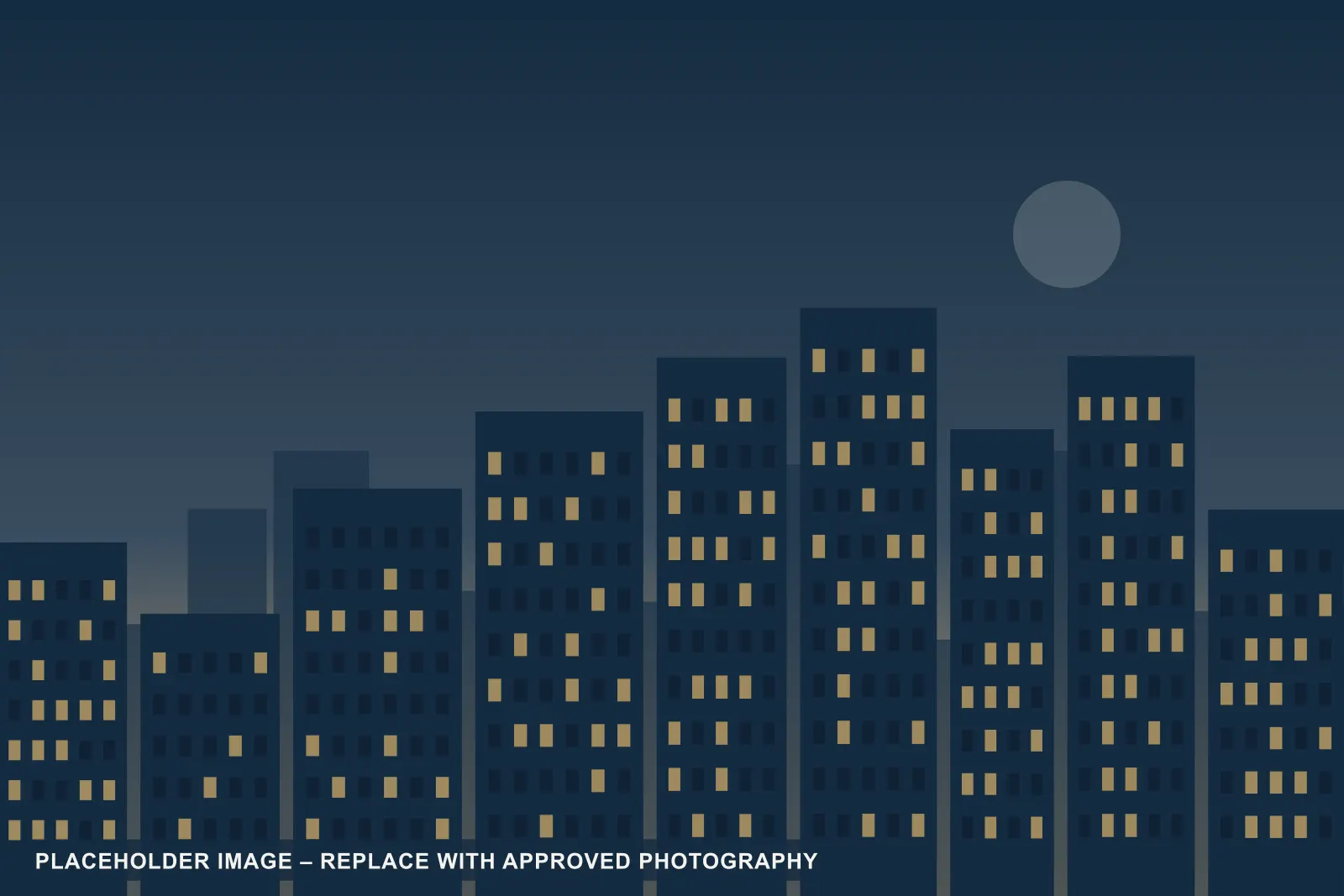 Placeholder illustration of a city skyline representing Birmingham, West Midlands